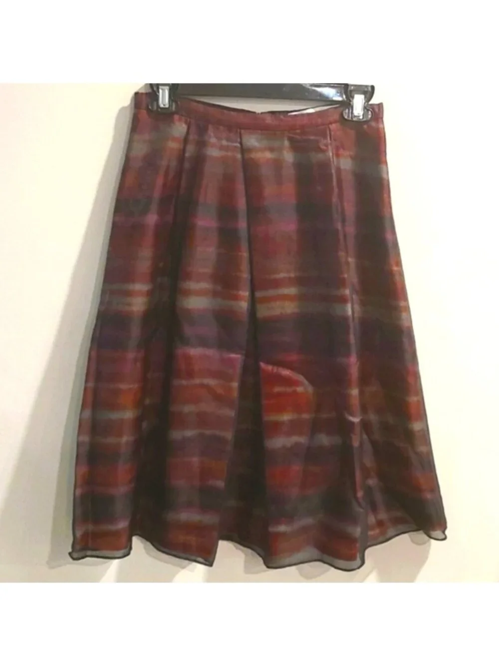 Mossiac Layered Skirt with pleats